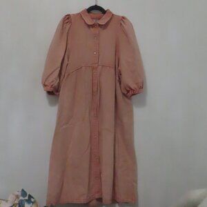 Kin and Kin Pink Denim Shirtdress